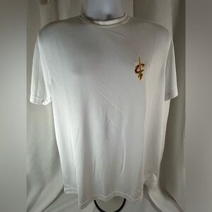 Clique Cleveland Cavaliers, basketball white short sleeve polo shirt,women’s